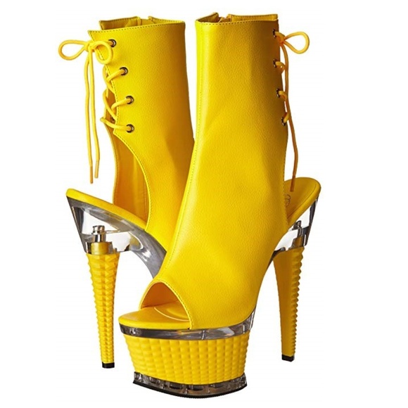 Elastic Woman Yellow Ankle Boots Pointed Toe Thin heel Design Newest Fashion Autumn winter Short 
